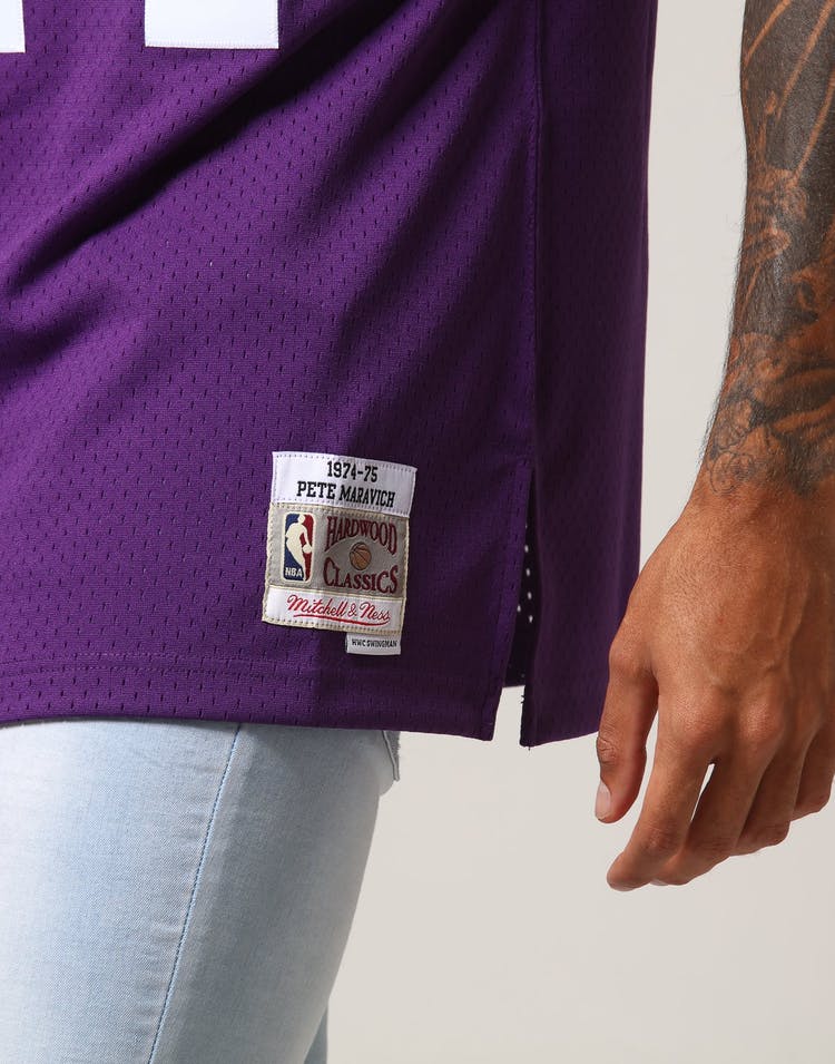 mitchell & ness camisilla jazz pistol 74-75
