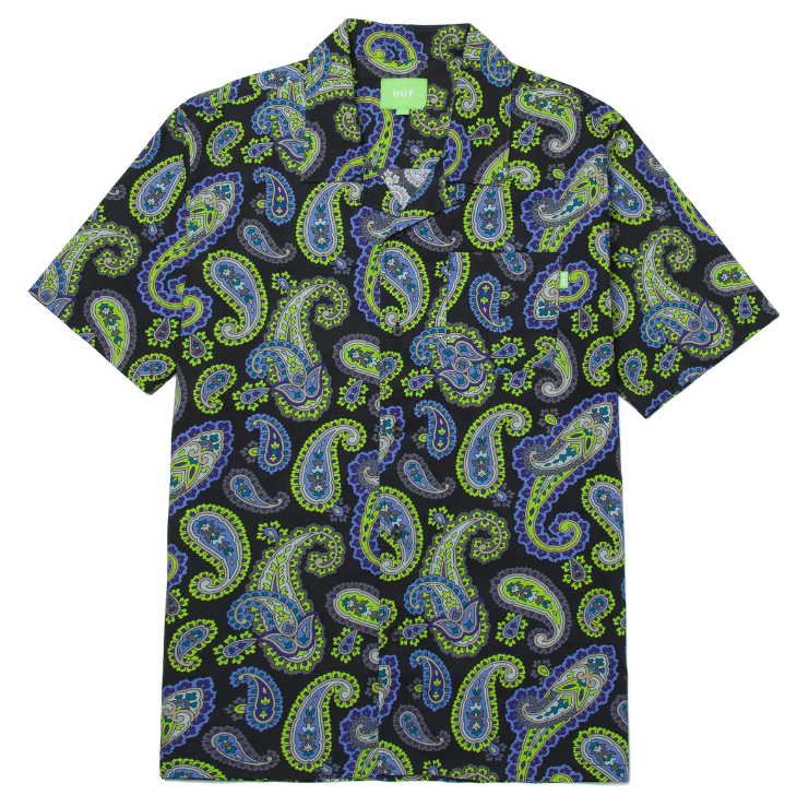 huf camisa paisley woven