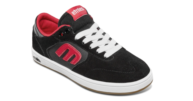 ETNIES KIDS WINDROW NEGRO ROJO BLANCO