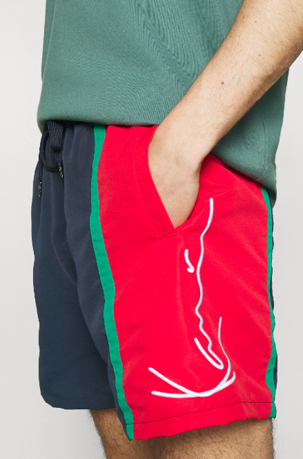 Karl Kani Bañador Signature Block Azul, verde y rojo