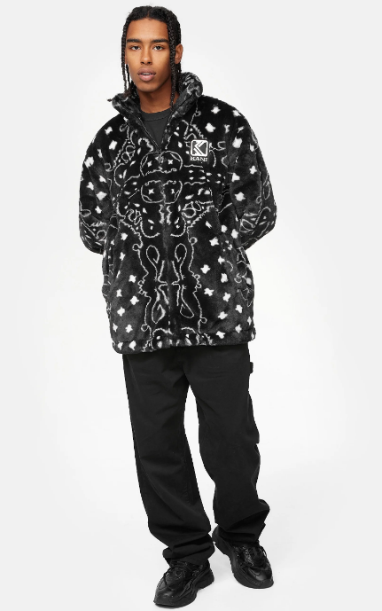 karl kani chaqueta unisex fake fur paisley coach