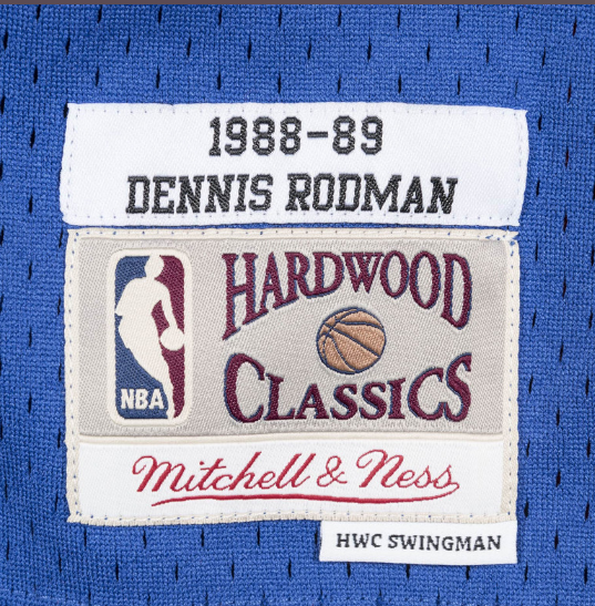mitchell & ness camisilla detroit piston dennis rodman