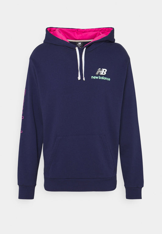 new balance sudadera athletics clash azul