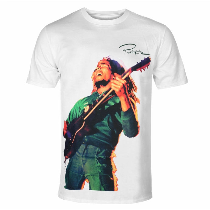 primitive camiseta x bob marley wildone blanco