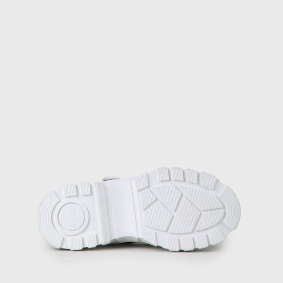 Buffalo London Sandalias GLDR OB Cuero Blancas