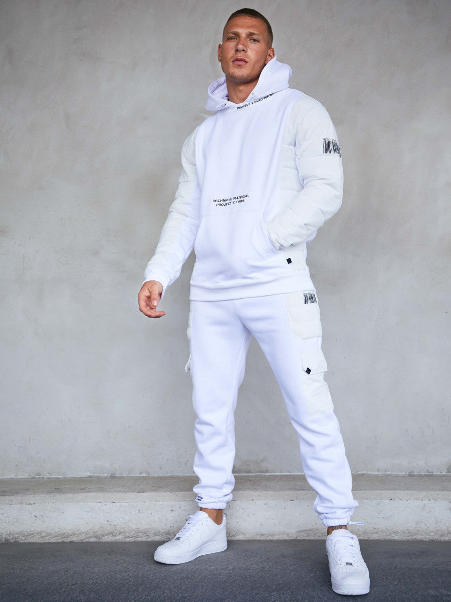 project x paris pantalon jogging white