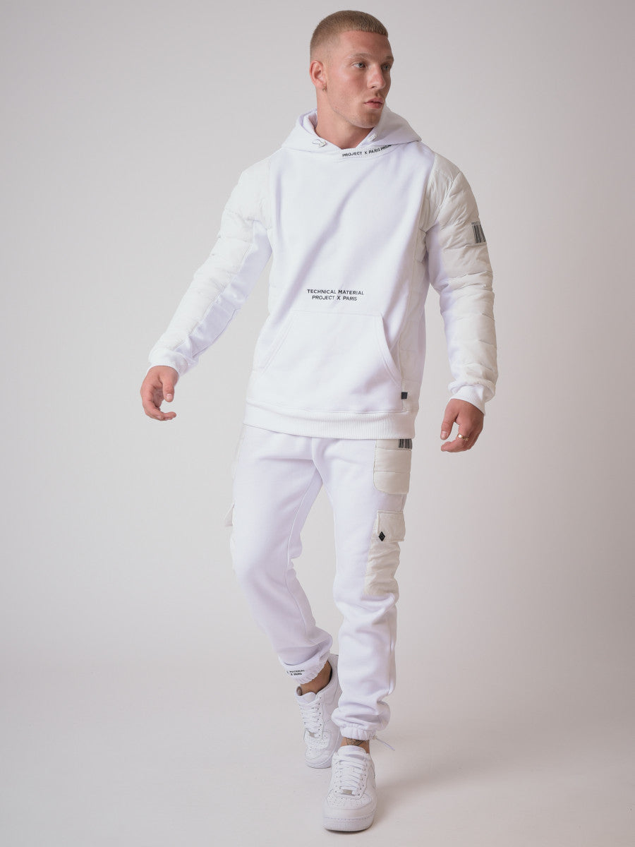 project x paris pantalon jogging white