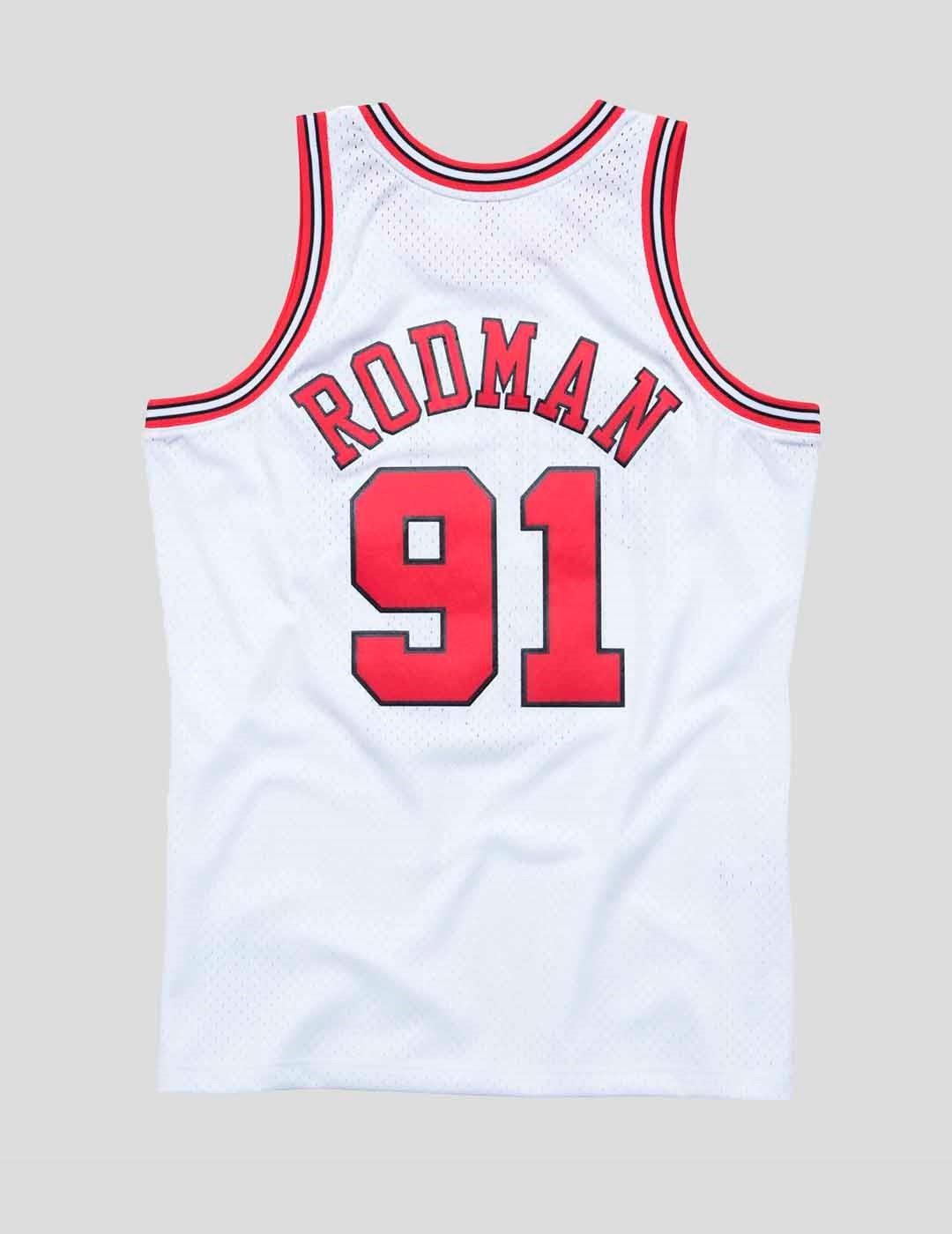 mitchell & ness camisilla chigo bulls dennis roman