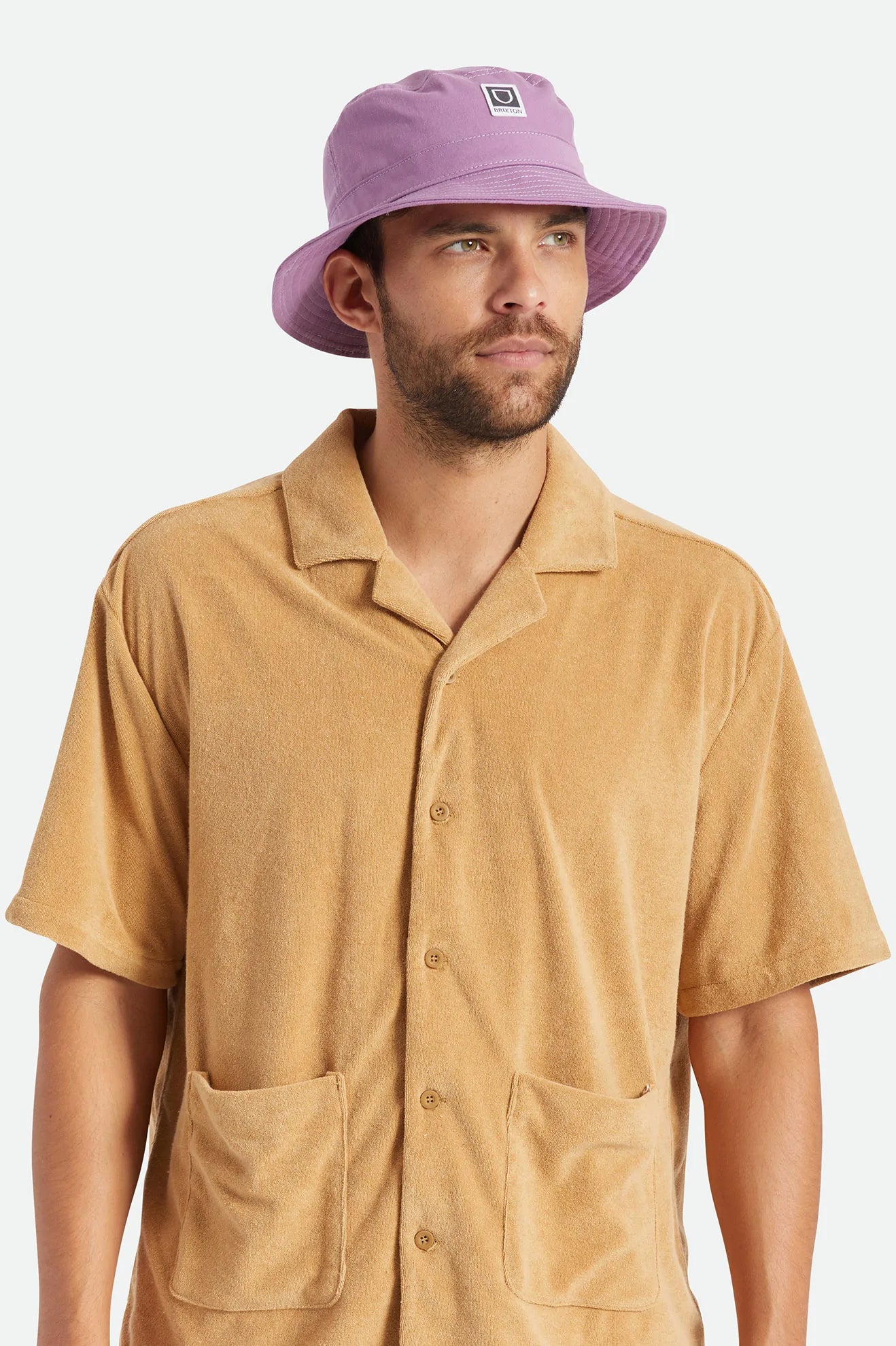 Brixton Bucket Beta Packable Bucket Hat Orchid