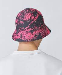 kangol bucket airbrush casual rosa negro
