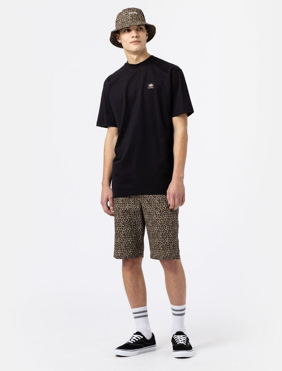 dickies bermuda silver leopardo