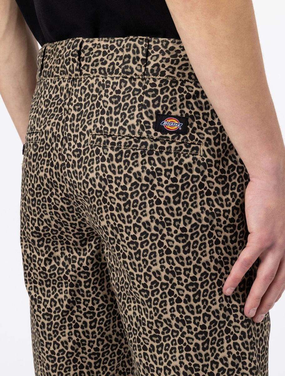 dickies bermuda silver leopardo