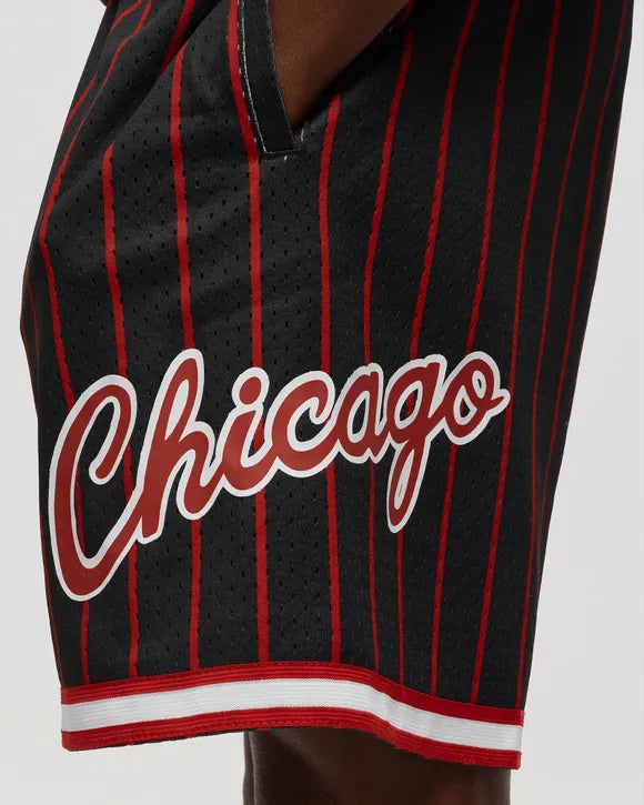 mitchell & ness bermuda city collection mesh chicago bulls