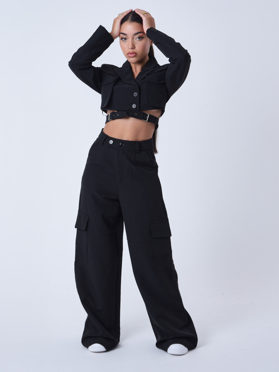 project x paris chaqueta mujer negro