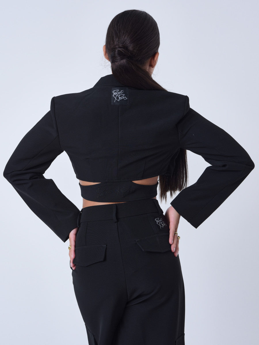 project x paris chaqueta mujer negro