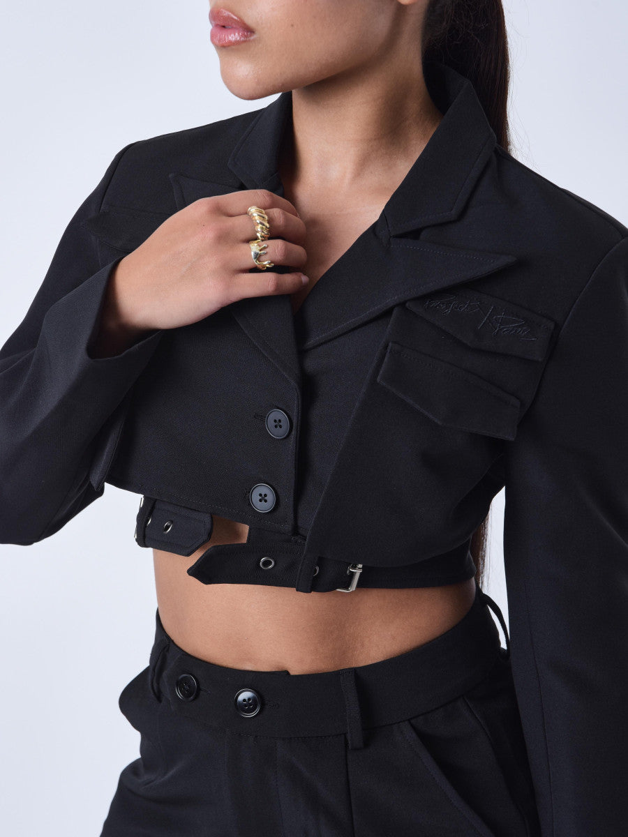 project x paris chaqueta mujer negro