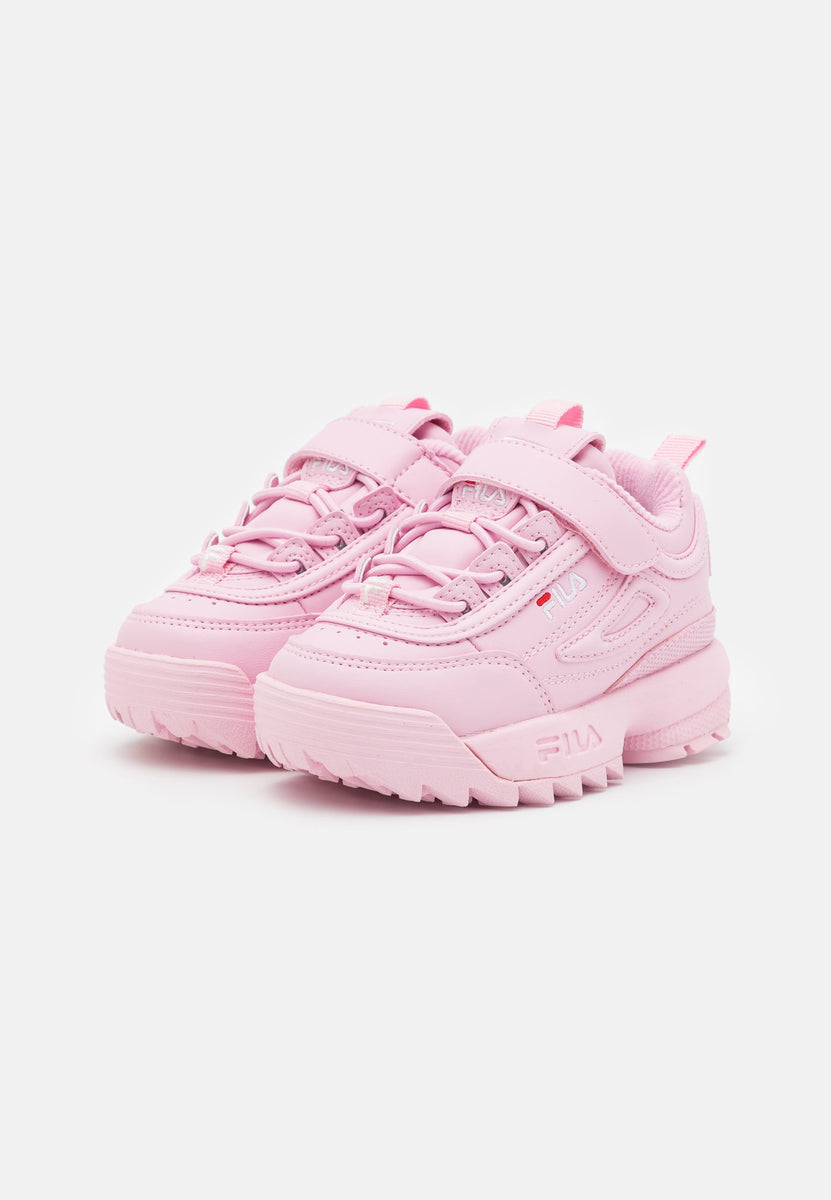 fila zapatilla disruptor niña rosa metalizado – Paniko Street Wear