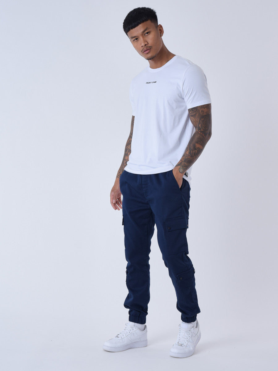 project x paris pantalon cargo azul marino