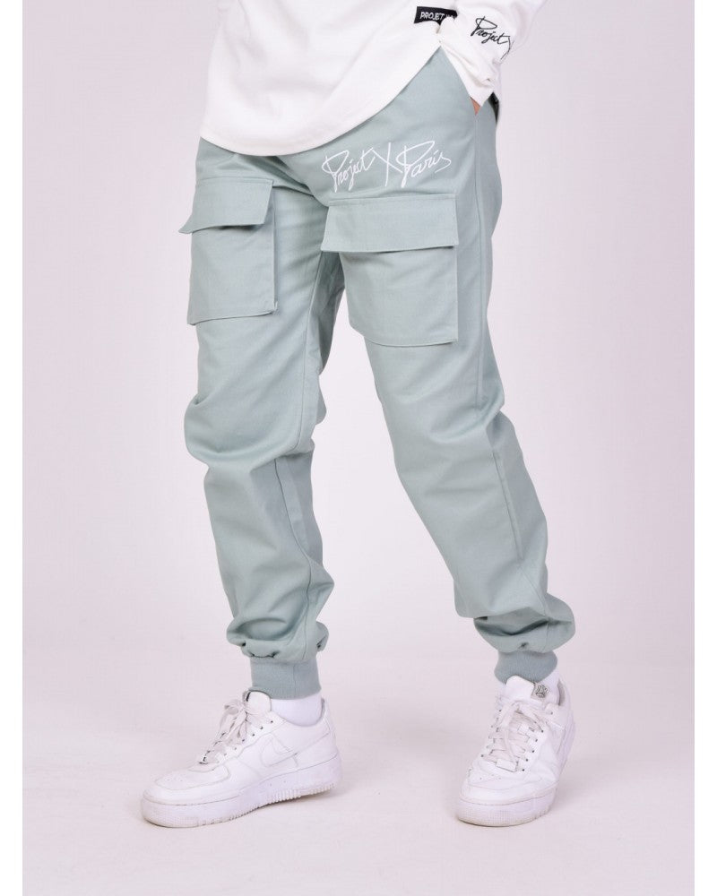PROJECT PARIS PANTALÓN CARGO LAKE GREEN