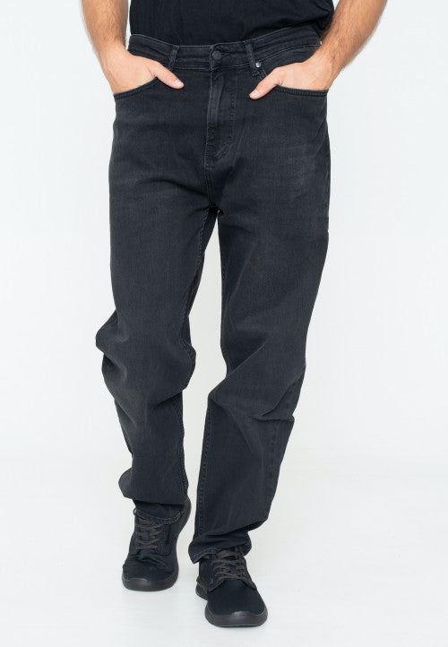 reell pantalon rave black wash