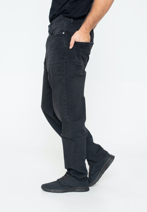 reell pantalon rave black wash
