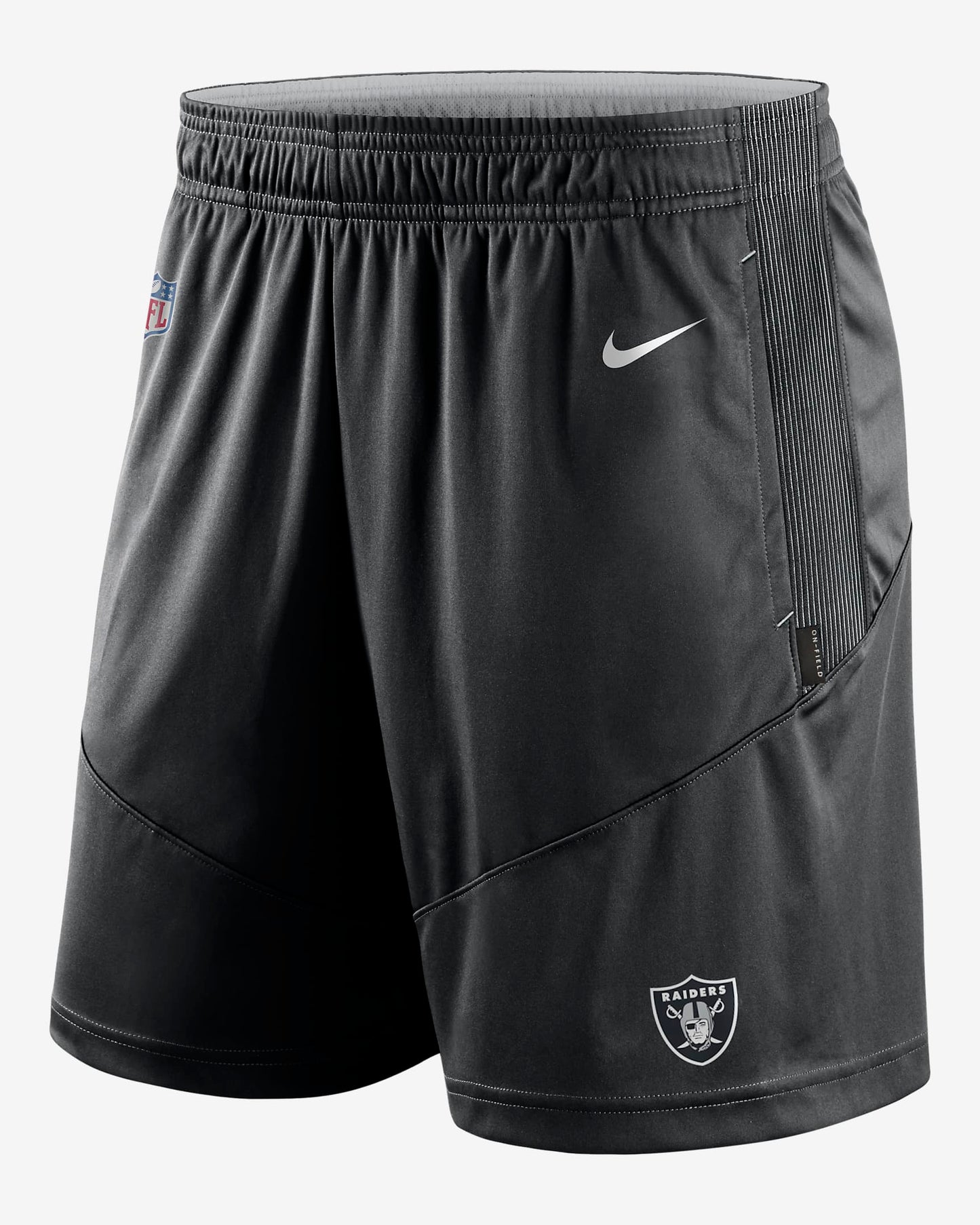 nike nfl pantalon corto  las vegas raiders negro