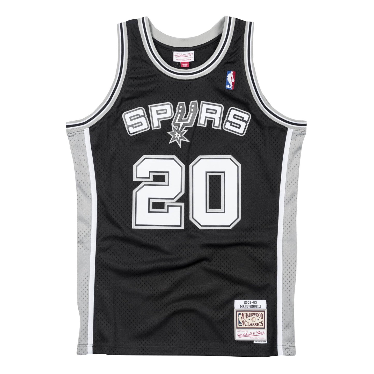 Mitchell & Ness Camisilla San Antonio Spurs Manu Ginobili