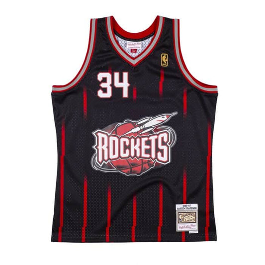 Mitchell & Ness Camisilla Houston Rockets Olajuwon