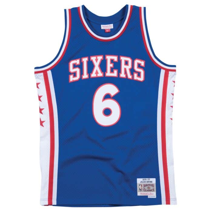 Mitchell & Ness Camisilla Philadelphia 76ers Julius Erving 76-77