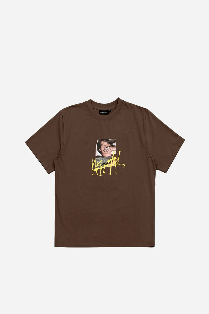 wasted paris camiseta arizona marrón