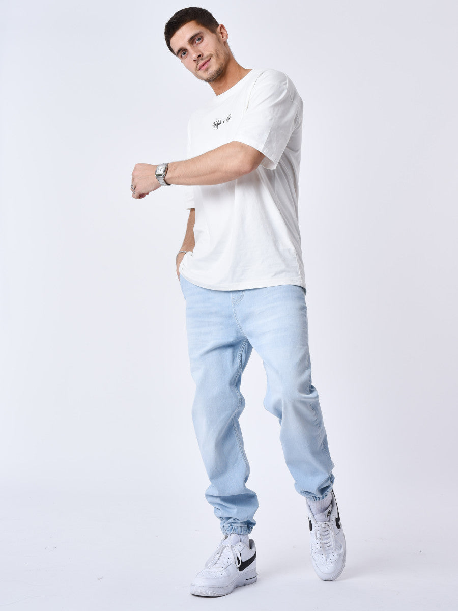 project x paris pantalon vaqueto light blue