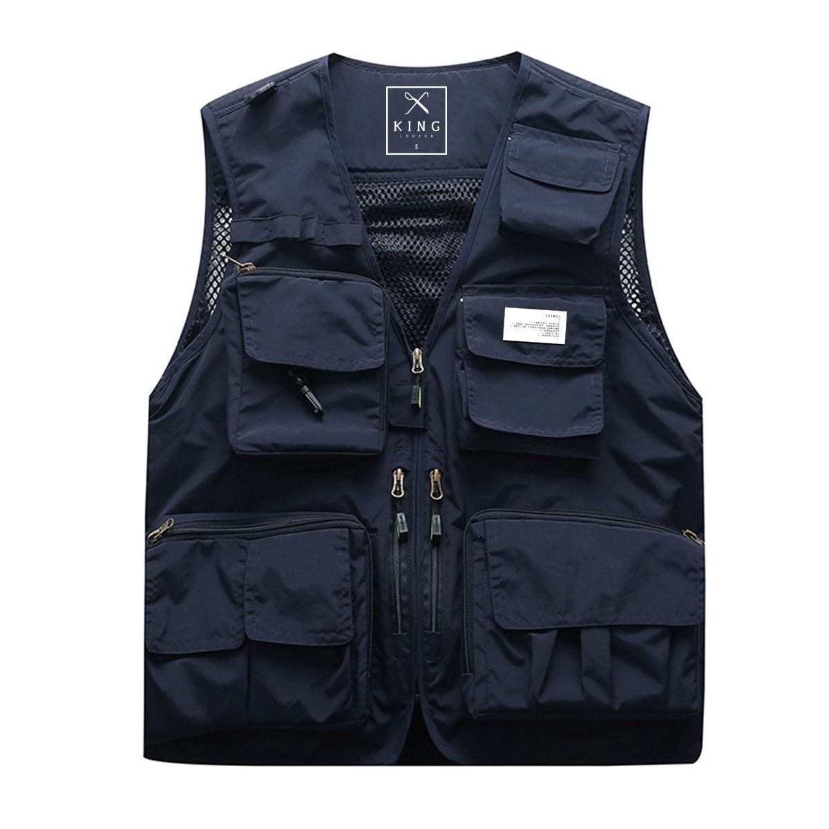 KING APPAREL CHALECO TACTICAL VEST AZUL