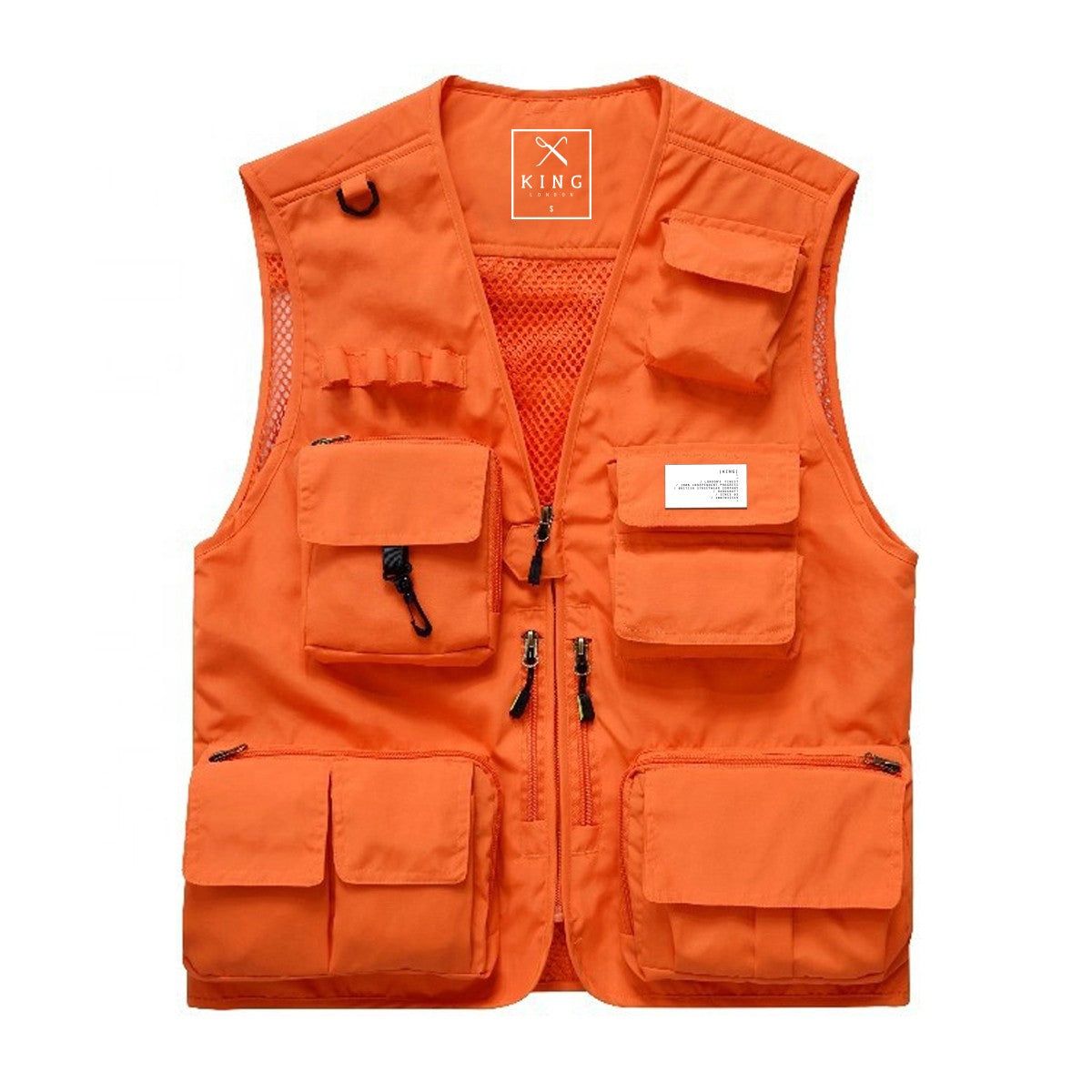 KING APPAREL CHALECO TACTICAL VEST NARANJA
