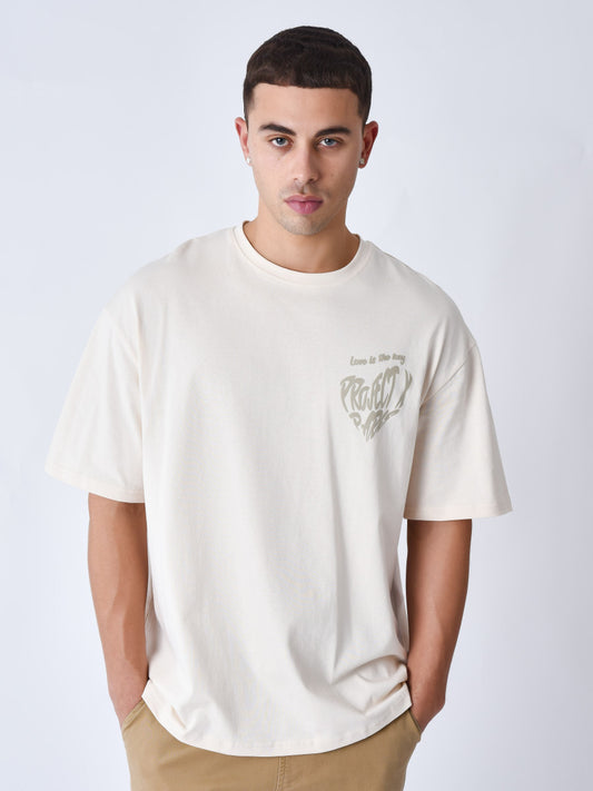 project x paris Camiseta corazón  - Tiza
