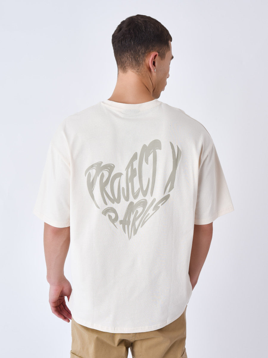 project x paris Camiseta corazón  - Tiza