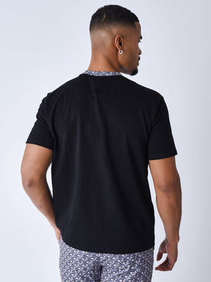 project x paris camiseta clásica graphic gaze cuello - Negro