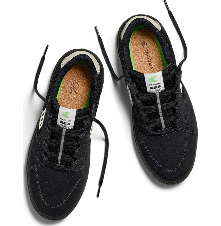 cariuma zapatilla t20 pro all black suede and mesh