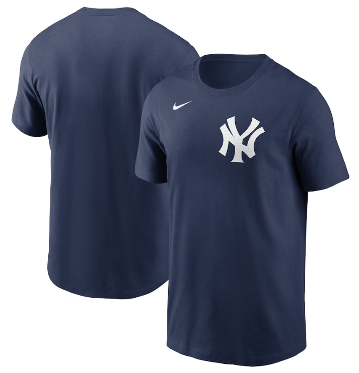nike camiseta mlb fuse wordmark de los new york yankees