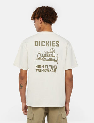 dickies camiseta high flying workwear beige