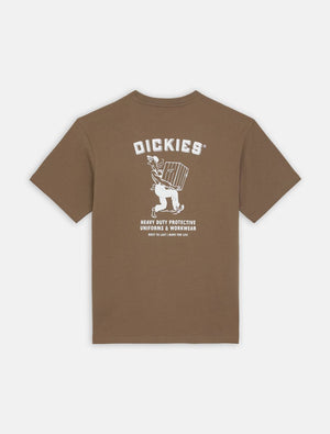 dickies camiseta builder marrón