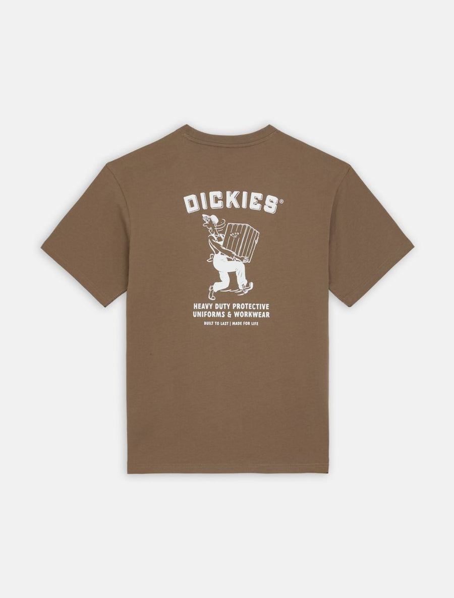 dickies camiseta builder marrón