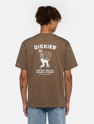 dickies camiseta builder marrón