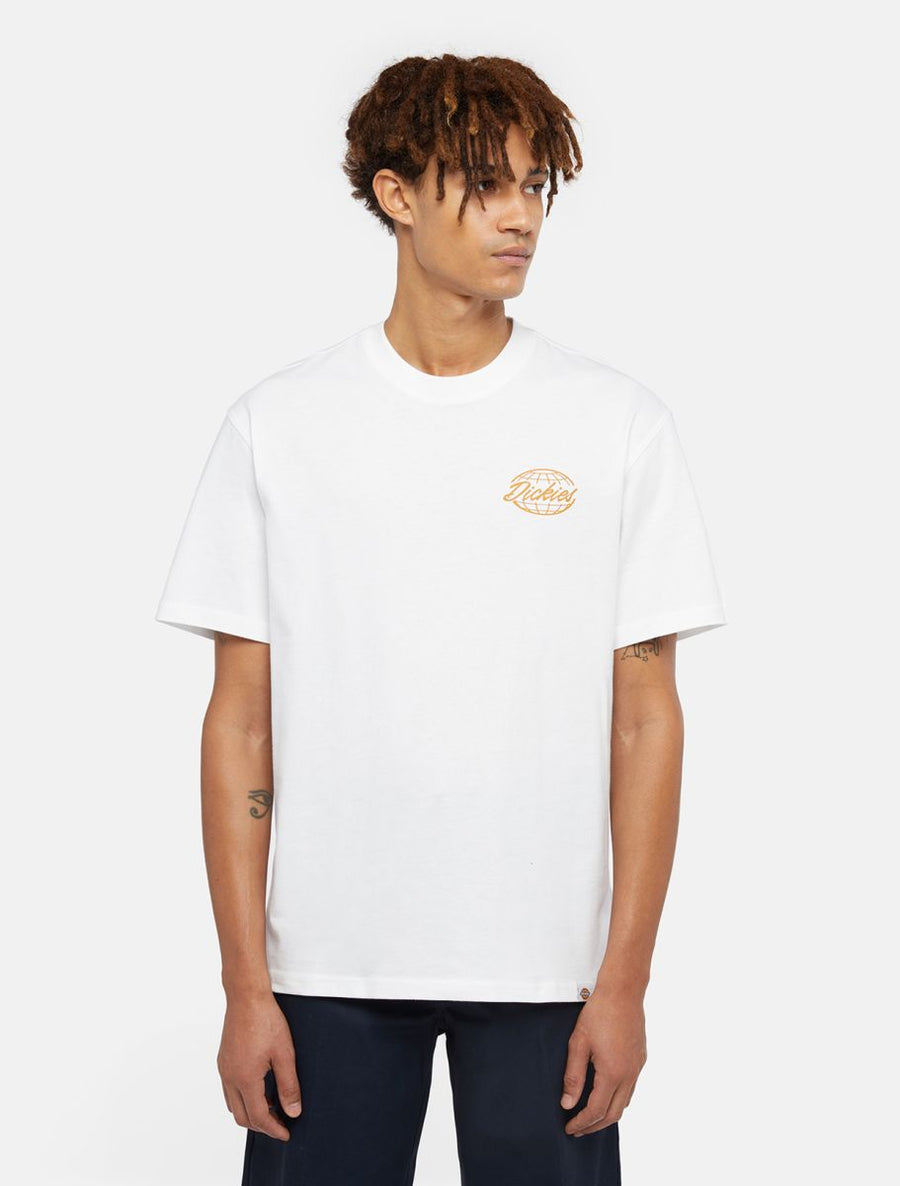 dickies camiseta globe blanco