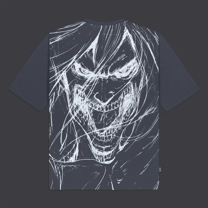 dolly noir camiseta attack titan sketch over