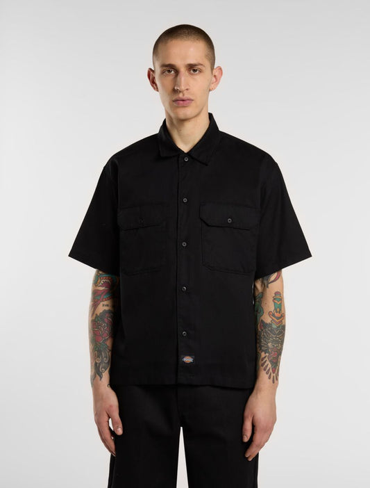 dickies camisa unionville work black