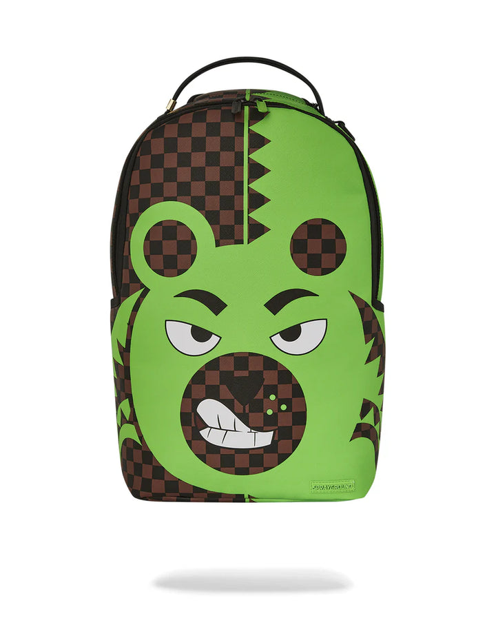 sprayground mochila green bear face backpack mochila