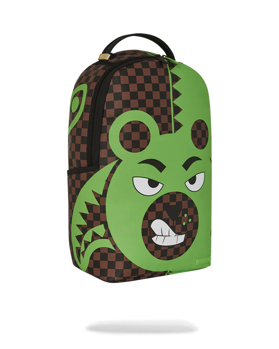 sprayground mochila green bear face backpack mochila