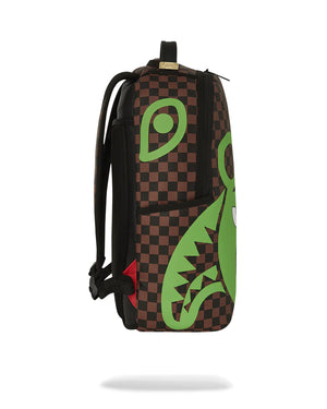 sprayground mochila green bear face backpack mochila