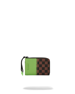 sprayground monedero green bear face wallet