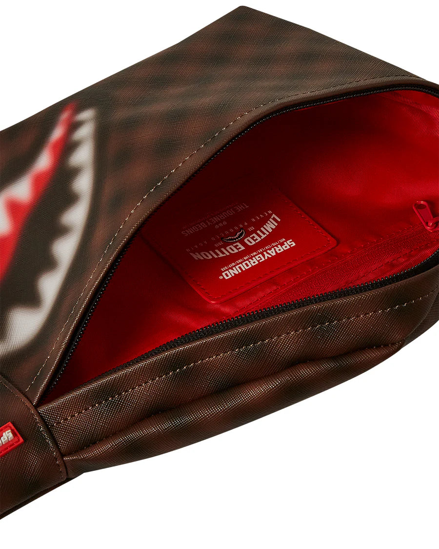 sprayground riñonera sharks in paris blur savvy crossbody